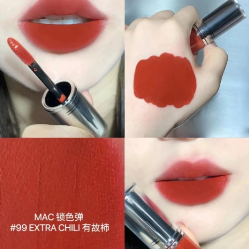 上新！MAC 23新品锁色弹#99 extra chili 有故柿$33-55HaitaoShop